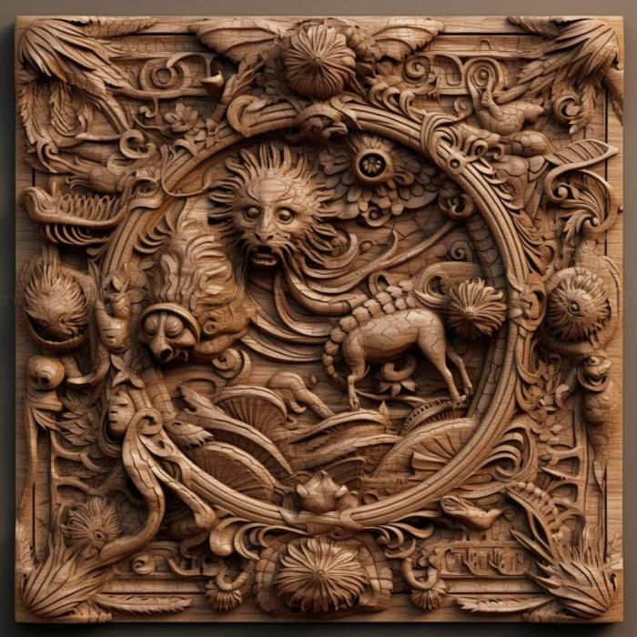 Patterns and decorations (stl ar 3, PATTERN_1523) 3D models for cnc